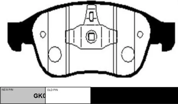 Изображение товара Тормозные колодки CTR GK0983