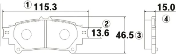 Изображение товара Тормозные колодки CTR GK1085