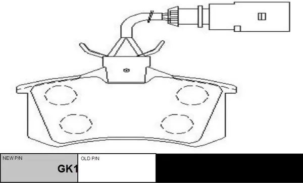 Изображение товара Тормозные колодки CTR GK1239