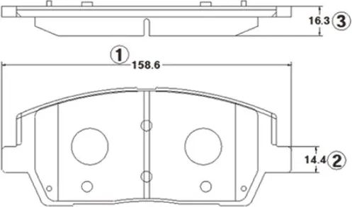 Изображение товара Тормозные колодки CTR GK1409