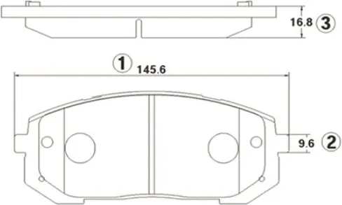 Изображение товара Тормозные колодки CTR GK1411