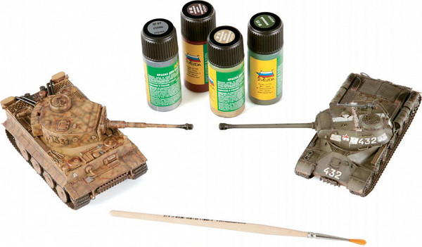 Изображение товара Сборная модель Звезда Великие противостояния Тигр против Ис-2 / 5200