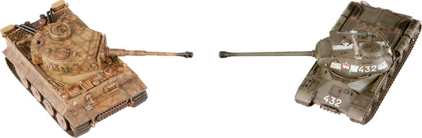 Изображение товара Сборная модель Звезда Великие противостояния Тигр против Ис-2 / 5200