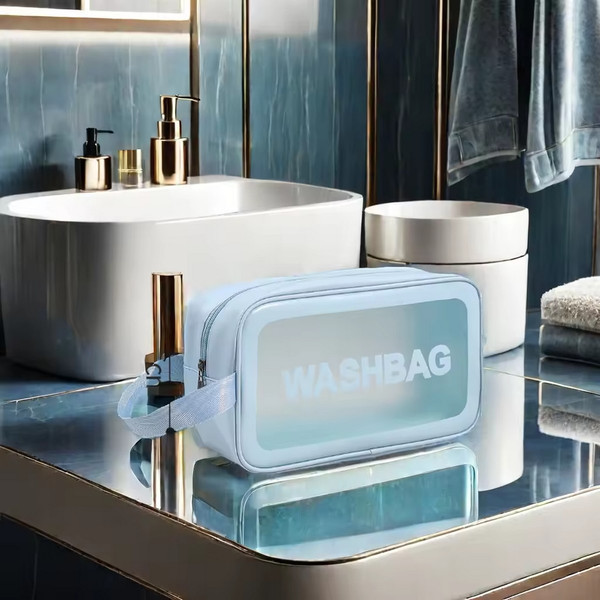 Изображение товара Косметичка Kristaller Washbag Rectangular 25078 (голубой)