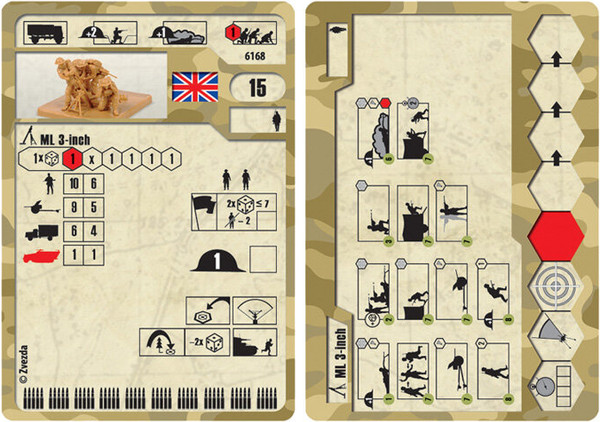 Изображение товара Сборная модель Звезда Британский 3-хдюймовый миномет с расчетом 1939-42гг / 6168