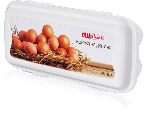 Изображение товара Контейнер Эльфпласт Для хранения яиц / EP361-1 (белый)