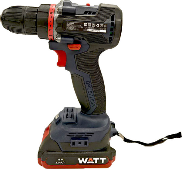 Изображение товара Аккумуляторная дрель-шуруповерт Watt WAS-18 Li-2BL (1.018.050.00)