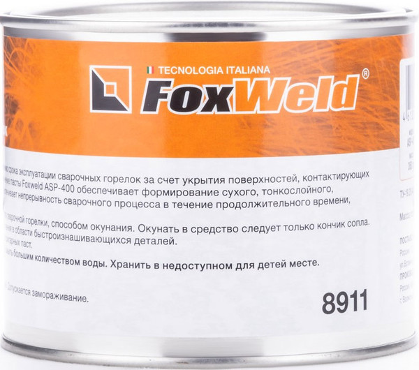 Изображение товара Средство антипригарное для сварки FoxWeld ASP-400 / 8911 (350гр)