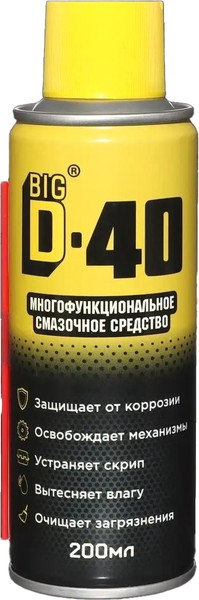 Изображение товара Смазка техническая Big D Многофункциональная 40 (200мл)
