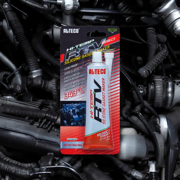 Изображение товара Герметик силиконовый ALTECO Высокотемпературный (85г, красный)