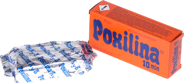 Изображение товара Холодная сварка Poxilina эпоксидная двухкомпонентная (70г)