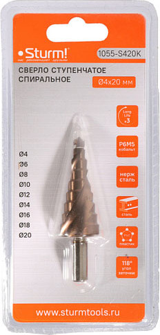 Изображение товара Сверло Sturm! 1055-S420K