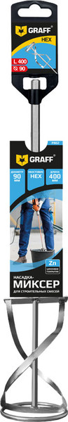 Изображение товара Насадка для электроинструмента GRAFF HEX 90x400мм P802 / 2405013