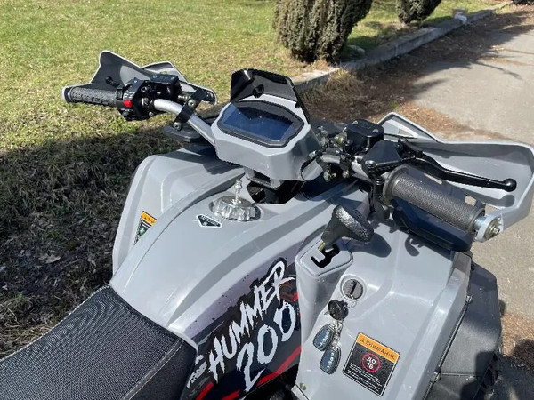 Изображение товара Квадроцикл AVM Hammer 200 (серый)