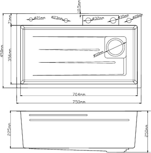 Изображение товара Мойка кухонная Diadonna DS7545