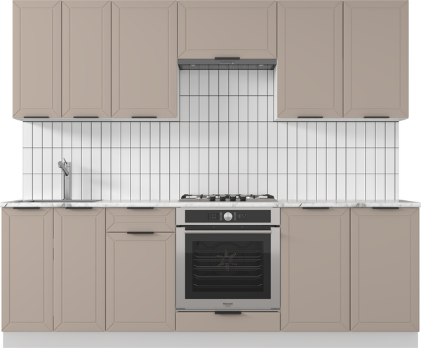 Изображение товара Кухонный гарнитур Mio Tesoro Корнелия Ода-плюс 2.4 (капучино/мрамор итальянский)