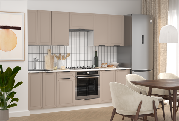 Изображение товара Кухонный гарнитур Mio Tesoro Корнелия Ода-плюс 2.4 (капучино/мрамор итальянский)