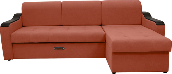 Изображение товара Диван угловой Сириус Лидер-3 с оттоманкой НПБ 260x165 (Eva 17 велюр терракотовый)