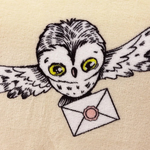 Изображение товара Плед Casa Conforte Festival Сова-посланник 100x150 / 6155524 (бежевый)