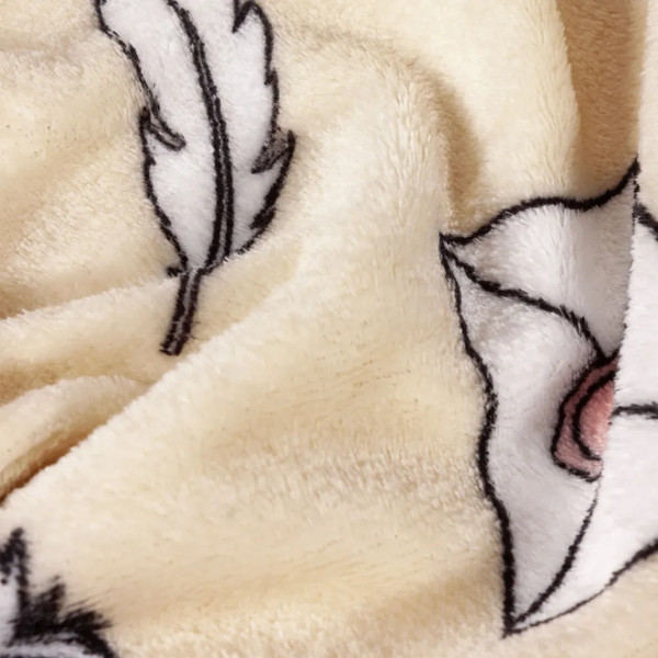 Изображение товара Плед Casa Conforte Festival Сова-посланник 100x150 / 6155524 (бежевый)