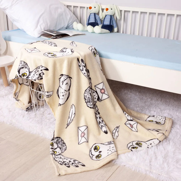 Изображение товара Плед Casa Conforte Festival Сова-посланник 100x150 / 6155524 (бежевый)