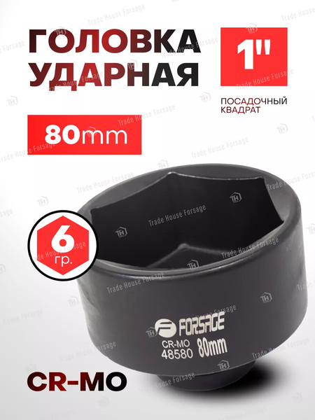 Изображение товара Головка слесарная Forsage F-48580(6354)