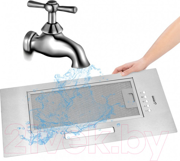 Изображение товара Вытяжка скрытая Grand Fleet 60 (нержавеющая сталь)