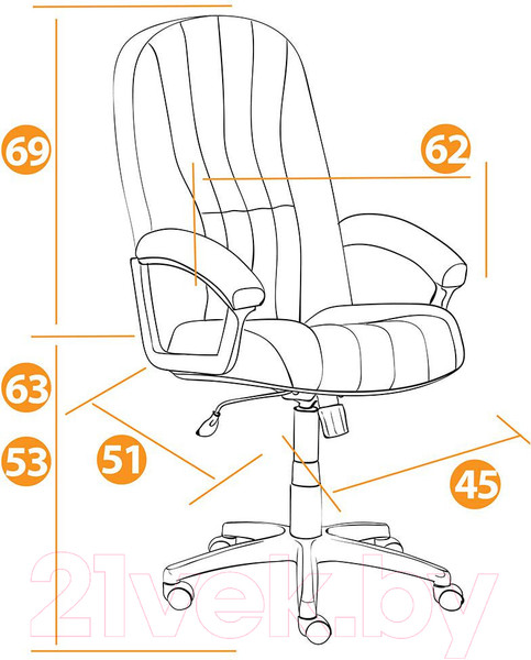 Изображение товара Кресло офисное Tetchair СН888 ткань (черный)