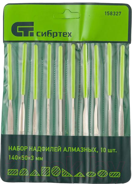 Изображение товара Набор надфилей СибрТех 158327