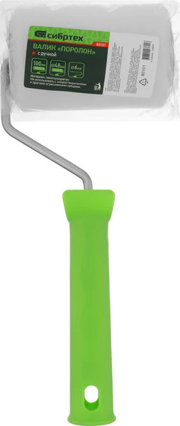 Изображение товара Валик малярный СибрТех 80101 (поролон)