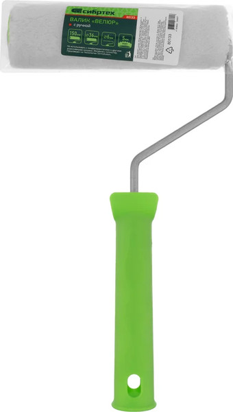 Изображение товара Валик малярный СибрТех 80133 (велюр)