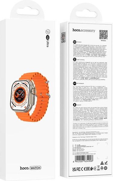 Изображение товара Умные часы Hoco Y23 Ultra Call Version  (титановый)