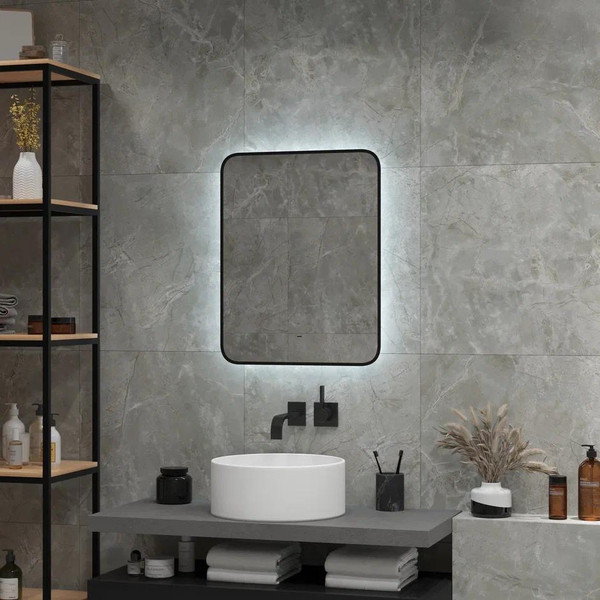 Изображение товара Зеркало Континент Torry Black LED 60x70