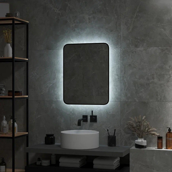 Изображение товара Зеркало Континент Torry Black LED 60x70