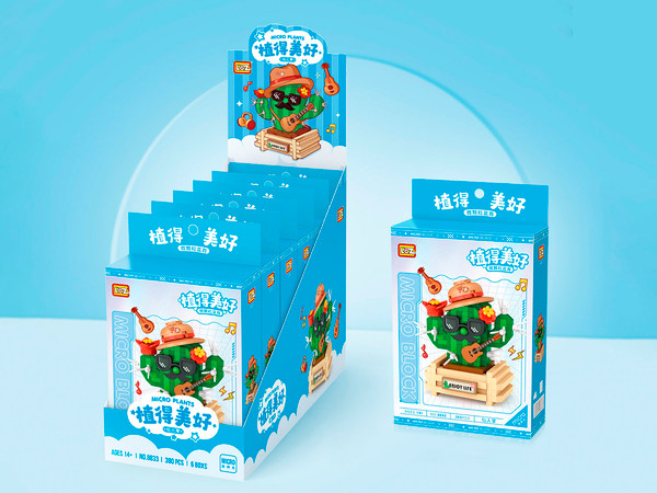 Изображение товара Микроконструктор LOZ Кактус-гитарист / 8833_MK