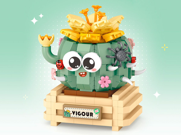 Изображение товара Микроконструктор LOZ Малыш-кактус / 8834_MK