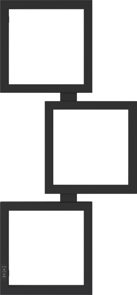 Изображение товара Полотенцесушитель электрический Сунержа Этюд ES 1050x500 левый / 31-0846-1050 (матовый черный)