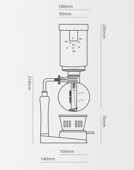 Изображение товара Сифонная кофеварка MHW-3BOMBER S5908