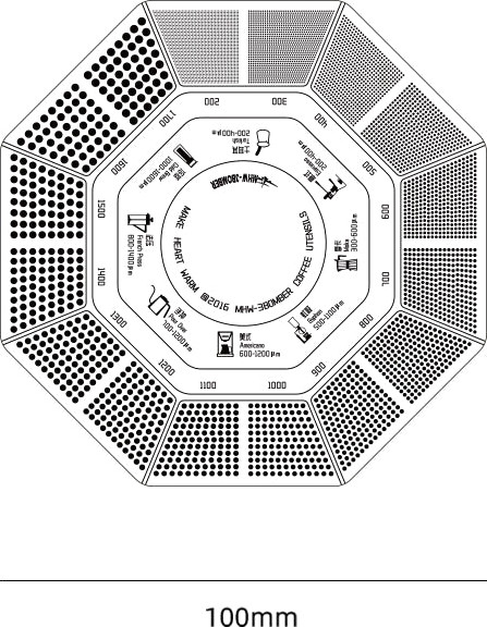Изображение товара Карта для измерения помола MHW-3BOMBER C5626