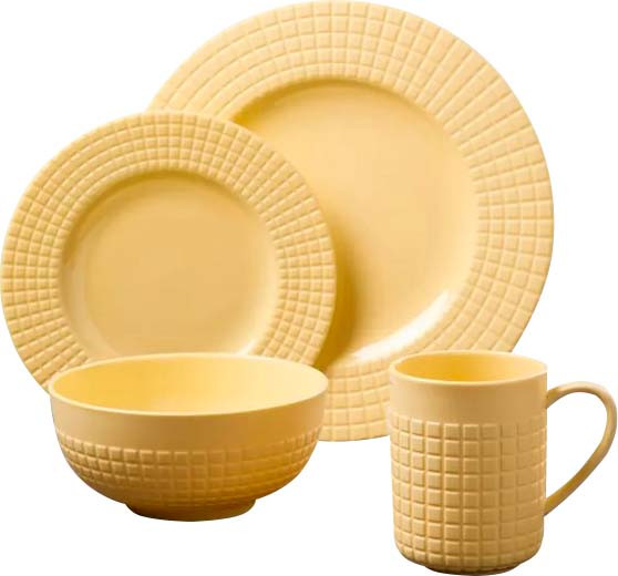Изображение товара Набор столовой посуды Decor de table Луч DDT-4208 (желтый)