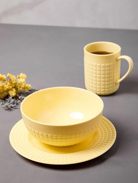 Изображение товара Набор столовой посуды Decor de table Луч DDT-4208 (желтый)