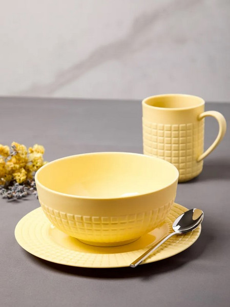 Изображение товара Набор столовой посуды Decor de table Луч DDT-4208 (желтый)
