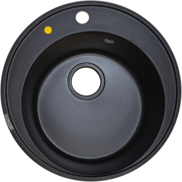 Изображение товара Мойка кухонная Ecoshtein Kreis 500 (черный)