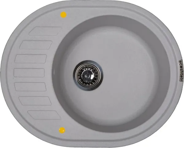 Изображение товара Мойка кухонная Ecoshtein Kreis OV 620 (серый шелк)