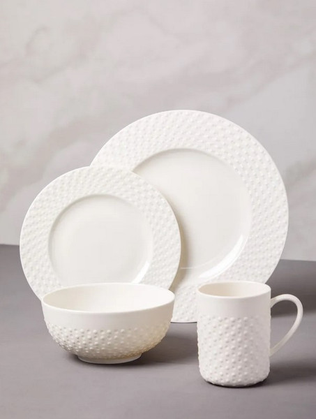 Изображение товара Набор столовой посуды Decor de table Капля DDT-4209 (белый)