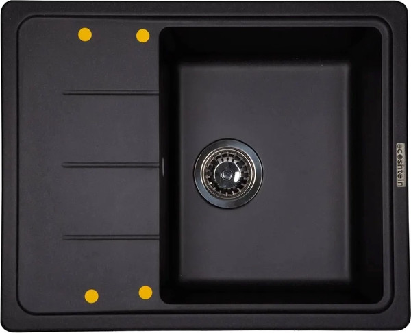 Изображение товара Мойка кухонная Ecoshtein Rechteck 620 (антрацит)