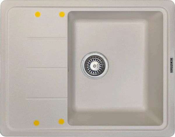 Изображение товара Мойка кухонная Ecoshtein Rechteck 620 (латте)