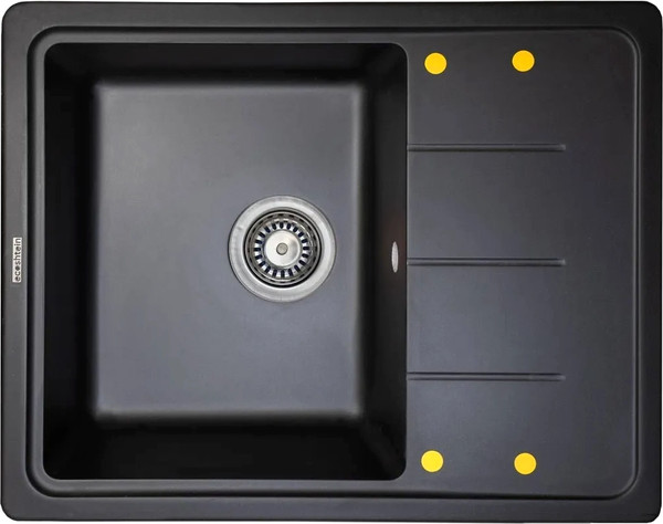 Изображение товара Мойка кухонная Ecoshtein Rechteck 620 (черный)