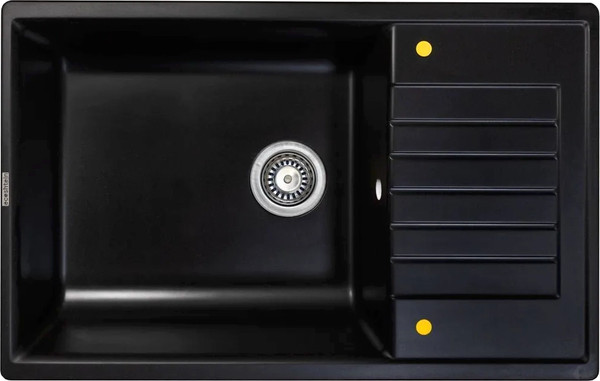 Изображение товара Мойка кухонная Ecoshtein Rechteck 780.500 (черный)