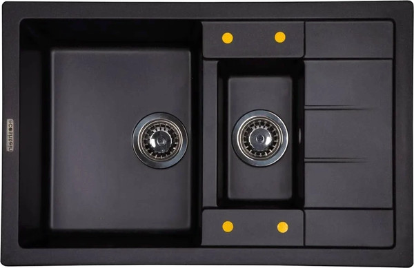 Изображение товара Мойка кухонная Ecoshtein Rechteck 781.5 (антрацит)